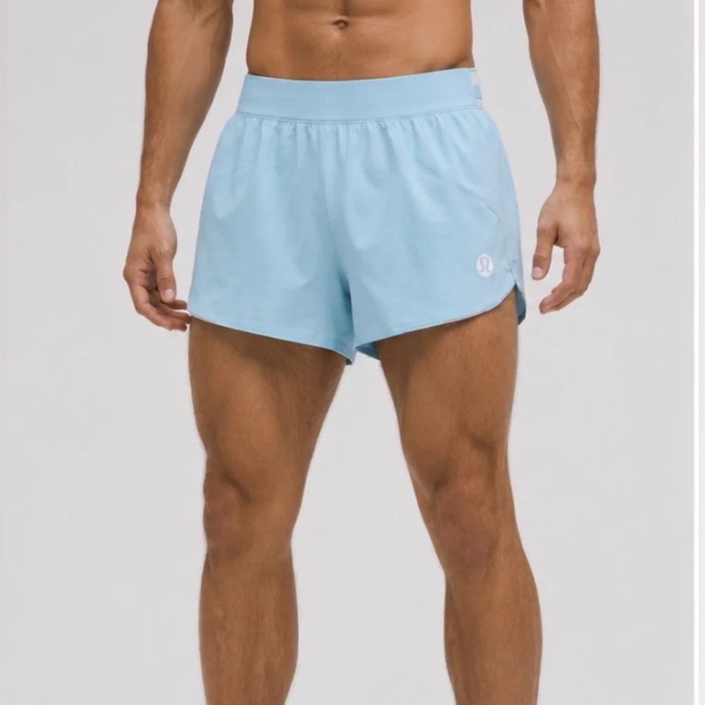 Lululemon LM7BYDS Fast and Free Split Short 3” Boston ’26 Men’s M Foam NWT
